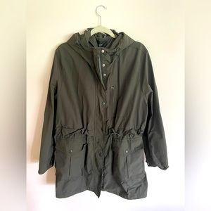J. Crew Perfect Lightweight Jacket- 2X-Dark Green